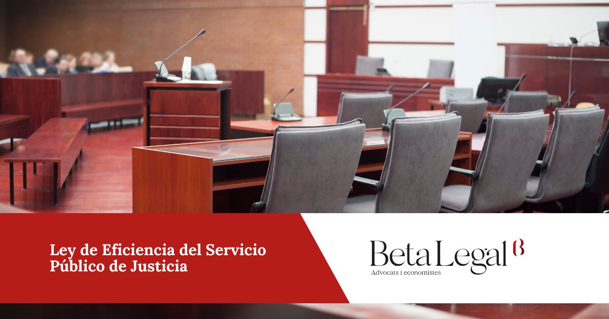 ley de medidas de eficiencia procesal del servicio público de justicia