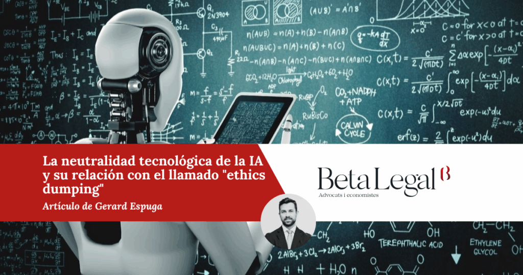 neutralidad y ethics dumping en la IA