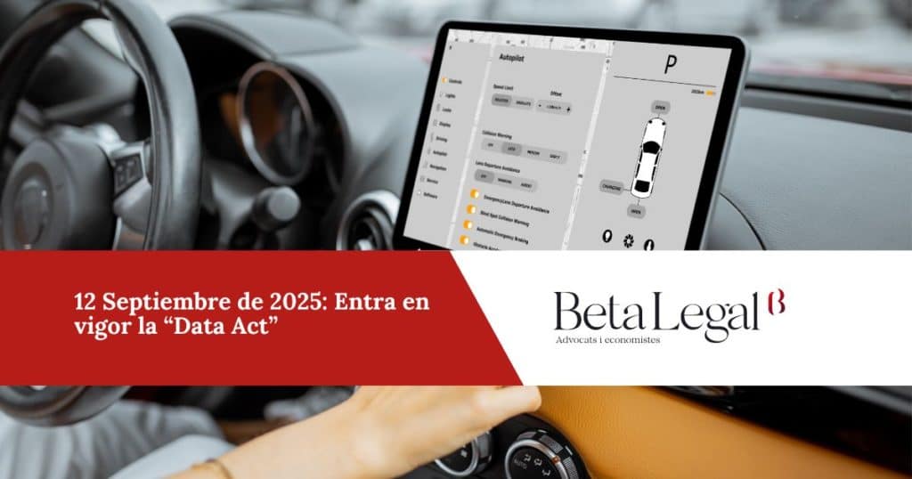 Entrada en vigor Data Act