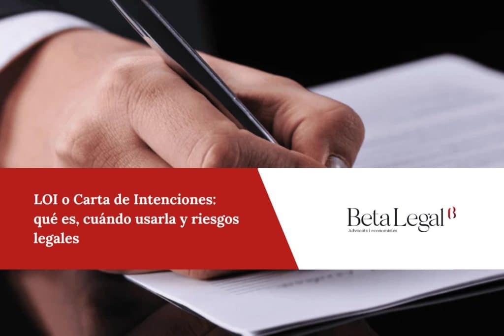 carta de intenciones