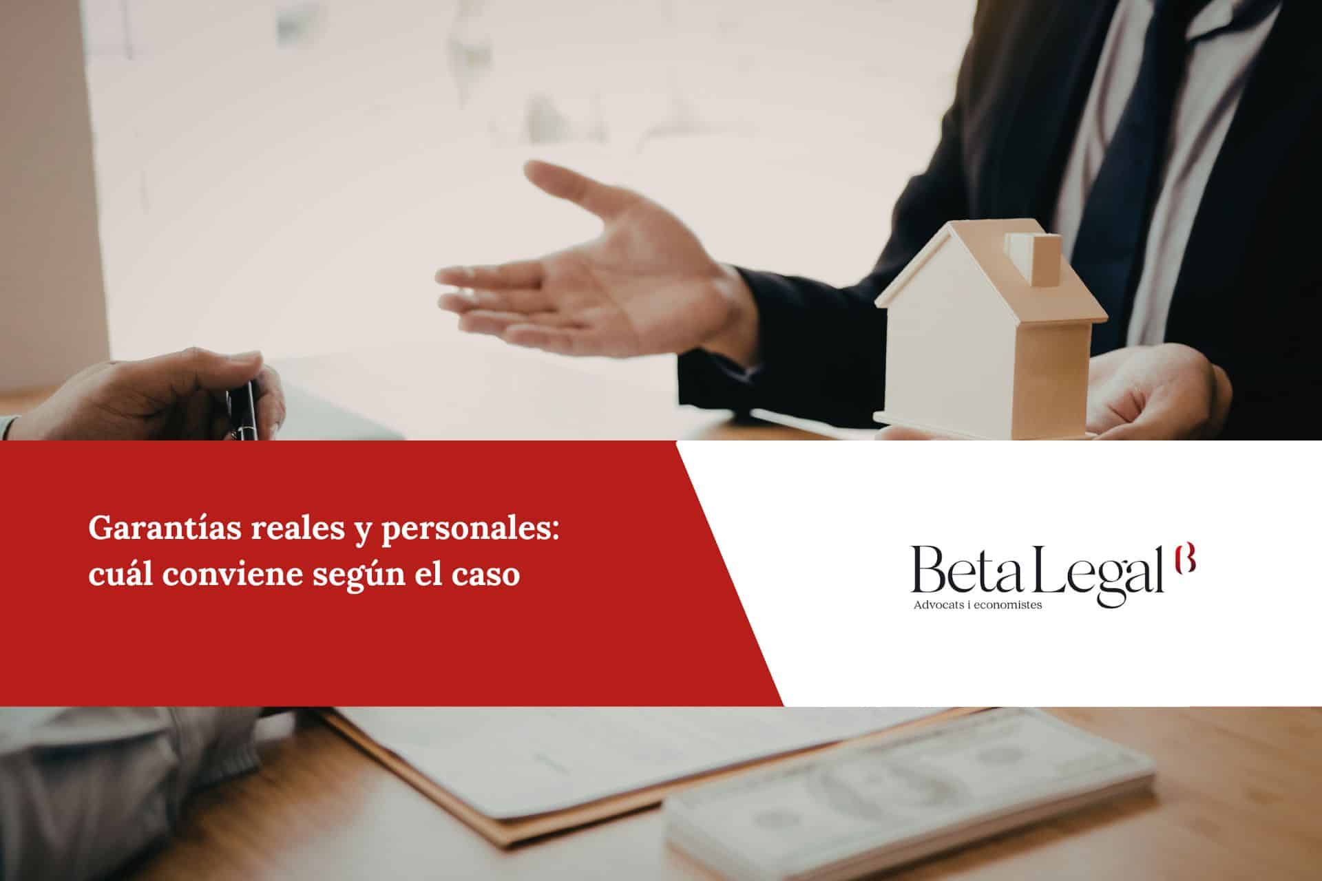 Garantías reales y personales
