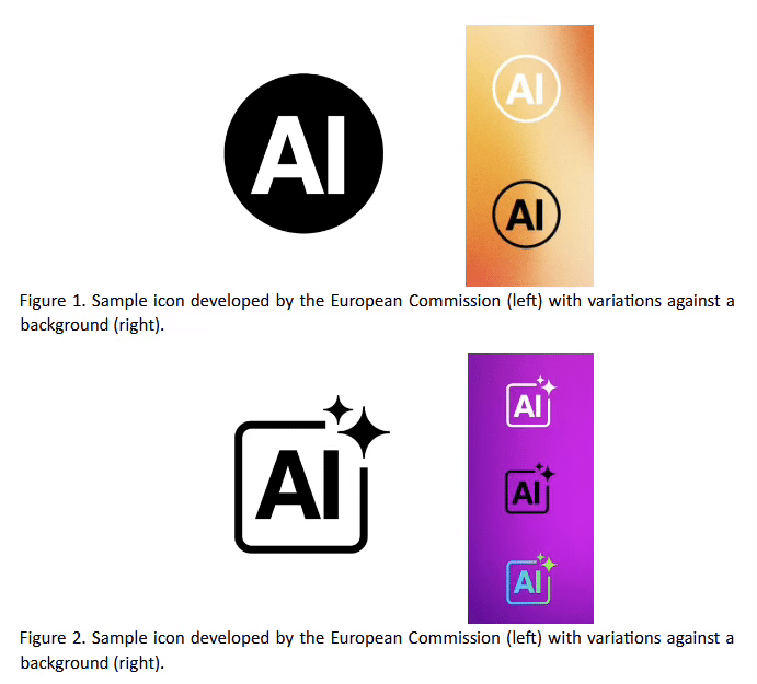 Etiquetado (también de textos) y marcado de contenidos generados con IA