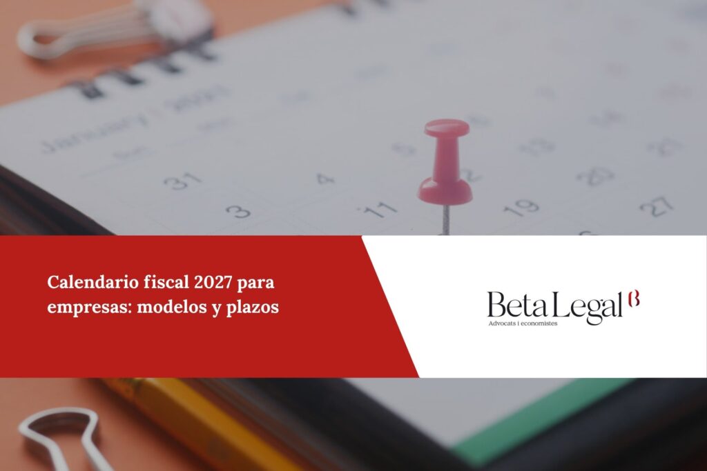 Calendario fiscal 2027 para empresas