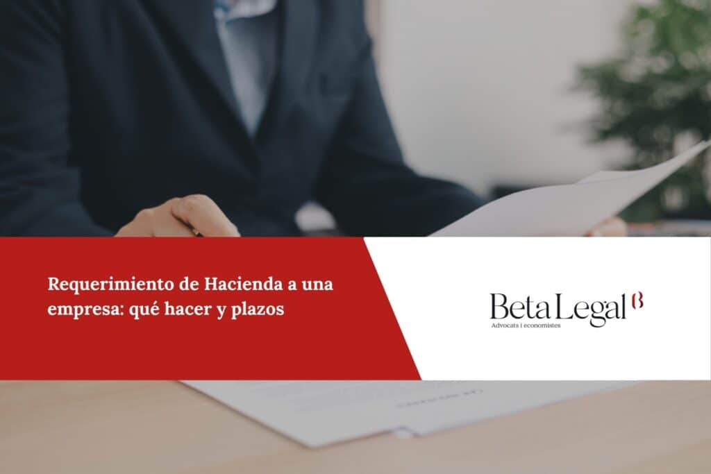 Requerimiento de Hacienda a una empresa