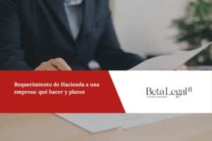 Requerimiento de Hacienda a una empresa
