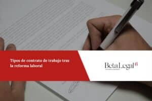 Tipos de contrato de trabajo